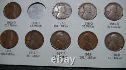 Lincoln Wheat Penny Cent Set Lot Group Collection 75 Coins 1909 Vdb To 1940