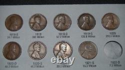 Lincoln Wheat Penny Cent Set Lot Group Collection 75 Coins 1909 Vdb To 1940