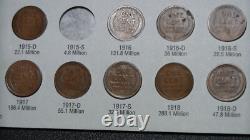 Lincoln Wheat Penny Cent Set Lot Group Collection 75 Coins 1909 Vdb To 1940