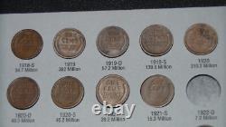 Lincoln Wheat Penny Cent Set Lot Group Collection 75 Coins 1909 Vdb To 1940
