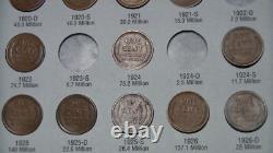 Lincoln Wheat Penny Cent Set Lot Group Collection 75 Coins 1909 Vdb To 1940