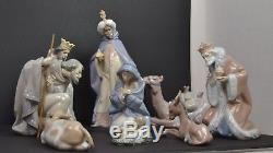 Lladro Nativity Set Collection Rare with Boxes 9 Pieces Video Added