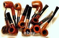 Lot 10 Estate Pipes Peterson, Barling, BC, Cellini, Venini, Keller, Perkins, Heritage