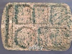 Lot 10 School Lunch Tray Melamine Prolon Ware Melmac Confetti Speckle Marbled
