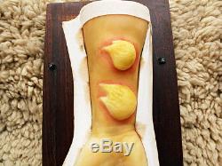 Lot Bleach Wax Medical Models Moulage Chemical Warfare Mustard Gas 50s Halloween