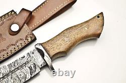 Lot Of 12 PCS! Cutlery Salvation Handmade Damascus Blade Hunting Bowie Knife