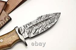 Lot Of 12 PCS! Cutlery Salvation Handmade Damascus Blade Hunting Bowie Knife