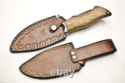 Lot Of 12 PCS! Cutlery Salvation Handmade Damascus Blade Hunting Bowie Knife