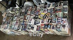 Lot Of 2000 Football cards Collection 1980s to 2000's Wholesale Relic Auto
