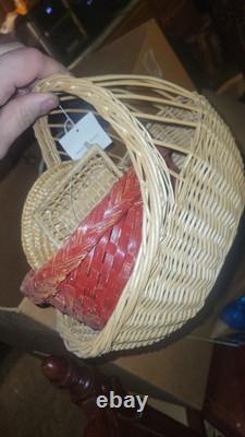Lot Of 60 Woven, Wicker Baskets Storage Crafting Easter Floral unique Wholesale