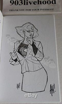 Lot Of Five Sketchbooks Signed By Adam Hughes