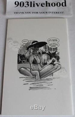 Lot Of Five Sketchbooks Signed By Adam Hughes