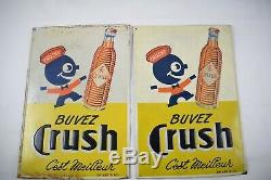 Lot Orange Crush Signs 1189 Pieces! Rare Vintage 1940s And Paper Accessories