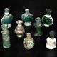 Lot Sale 10 Rare Ancient Roman Glass Bottles & Vessels Ca. 1st 3rd Century Ce