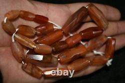 Lot Sale, 23 Old Beautiful Yemeni Carnelian Aqeeq Stone Beads with Lovely Color