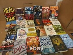 Lot of 100 Action Mystery Romance Thrill Literature Hardcover Novel Fiction Book