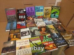 Lot of 100 Action Mystery Romance Thrill Literature Hardcover Novel Fiction Book