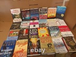 Lot of 100 Action Mystery Romance Thrill Literature Hardcover Novel Fiction Book