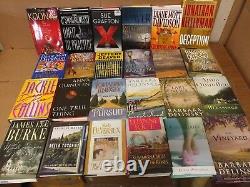 Lot of 100 Action Mystery Romance Thrill Literature Hardcover Novel Fiction Book