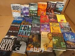 Lot of 100 Action Mystery Romance Thrill Literature Hardcover Novel Fiction Book