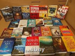 Lot of 100 Action Mystery Romance Thrill Literature Hardcover Novel Fiction Book