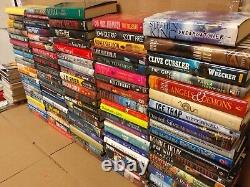 Lot of 100 Action Mystery Romance Thrill Literature Hardcover Novel Fiction Book