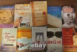 Lot of 100 Large Trade Literature Fiction Paperback BestSeller UNSORTED Mix Book