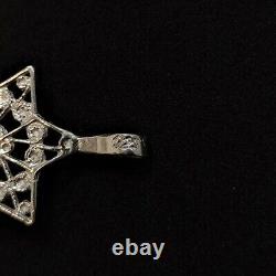Lot of 11 Filigree Jewish Pendants Silver 925 Hamsa Necklace Star of David Charm