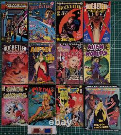 Lot of 12 publications 11 DAVE STEVENS 2 signed, one WILLIAM STOUT signed cover