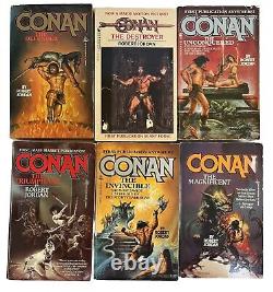 Lot of 19 Vintage CONAN Paperback Books Howard Sprague de Camp PB Sphere 1970's