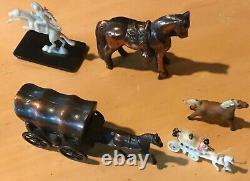 Lot of 21 Western Americana Decor, Garland, Cowboy, Lamp, Mug, Horse, TeePees