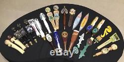 Lot of 25 Beer Tap Handles Brewery Tap Micro Craft Brew DogFish Sweetwater Bells