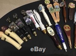 Lot of 25 Beer Tap Handles Brewery Tap Micro Craft Brew DogFish Sweetwater Bells