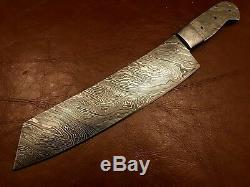 Lot of 2 Handmade Damascus Steel Chef Knife with Spacer-Blank Blade-Kling-B33