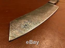 Lot of 2 Handmade Damascus Steel Chef Knife with Spacer-Blank Blade-Kling-B33