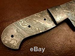 Lot of 2 Handmade Damascus Steel Chef Knife with Spacer-Blank Blade-Kling-B33