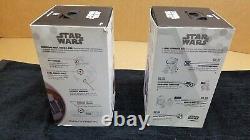 Lot of 2 Star Wars Sphero Disney App-Enabled Droid R2-D2 BB-8 With Droid Trainer