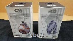 Lot of 2 Star Wars Sphero Disney App-Enabled Droid R2-D2 BB-8 With Droid Trainer