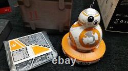 Lot of 2 Star Wars Sphero Disney App-Enabled Droid R2-D2 BB-8 With Droid Trainer