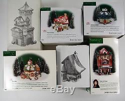 Lot of 35 Department 56 Christmas Heritage Village Collection in Boxes Dept 56