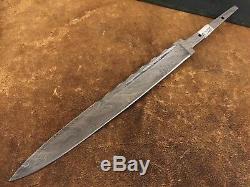 Lot of 3 Handmade Damascus Steel Blade Blank-Scottish Dirk-Knife Making-B275