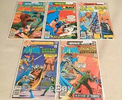 Lot of 47 Brave and the Bold #55-165 DC 1964-80 Neal Adams Batman Joker Deadman