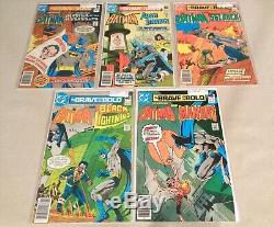 Lot of 47 Brave and the Bold #55-165 DC 1964-80 Neal Adams Batman Joker Deadman