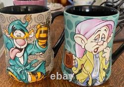 Lot of 4 Disney Morning Mugs Mickey, Minnie, Dopey, and Tiger