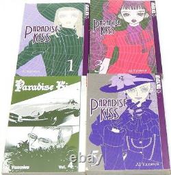 Lot of (4) Paradise Kiss Volumes 1,3,4,5 In English Ai Yazawa Manga Books