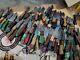 Lot Of 50 Custom Handmade Damascus Steel 8 Full Tang Skinner Hunting Knifes Usa