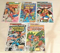 Lot of 50 Marvel Team-Up #5-#100 Spider-Man 1972-1980 Mark Jewelers inserts