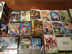 Lot of 56 Video Games & 6 Consoles! RARE COLLECTION! Nintendo Sega Game Boy Xbox