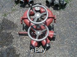 Lot of (5) ELKHART 3-INLET DECK GUNS MONITORS