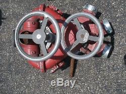 Lot of (5) ELKHART 3-INLET DECK GUNS MONITORS